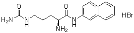 CAS # 201988-71-8, (2S)-2-Amino-5-[(aminocarbonyl)amino]-N-2-naphthalenylpentanamide monohydrobromide