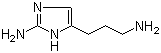 structure of CAS# 202391-71-7, 5-(3-氨基丙基)-1H-咪唑-2-胺