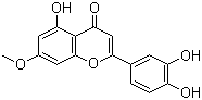 structure of CAS# 20243-59-8, 羟基芫花素