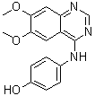 structure of CAS# 202475-60-3, 4-(4'-羟基苯基)氨基-6,7-二甲氧基喹唑啉