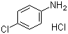 4-氯苯胺盐酸盐分子结构 (CAS 20265-96-7)