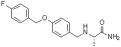 CAS # 202825-43-2, (2S)-2-[[[4-[(4-Fluorophenyl)methoxy]phenyl]methyl]amino]propanamide