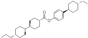 CAS # 202830-70-4, (all-trans)-4'-Propyl-[1,1'-bicyclohexyl]-4-carboxylic acid 4-(4-ethylcyclohexyl)phenyl ester