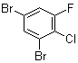 structure of CAS# 202925-04-0, 1,5-Dibromo-2-chloro-3-fluorobenzene