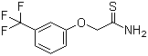 structure of CAS# 20293-32-7, 2-[3-(三氟甲基)苯氧基]硫代乙酰胺