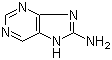 8-氨基嘌呤分子结构 (CAS 20296-09-7)