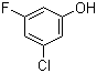 structure of CAS# 202982-70-5, 3-氯-5-氟苯酚