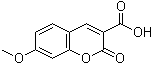 structure of CAS# 20300-59-8, 7-甲氧基香豆素-3-羧酸