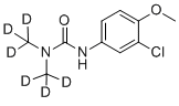 3-(3-氯-4-甲氧基苯基)-1,1-双[(2H3)甲基]脲分子结构 (CAS 2030182-41-1)