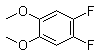 1,2-二氟-4,5-二甲氧基苯分子结构 (CAS 203059-80-7)