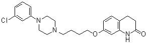CAS 登录号：203395-82-8, 7-[4-[4-(3-氯苯基)-1-哌嗪基]丁氧基]-3,4-二氢-2(1H)-喹啉酮