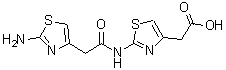 2-[[2-(2-氨基-4-噻唑基)乙酰基]氨基]-4-噻唑乙酸分子结构 (CAS 2036283-13-1)