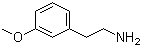 structure of CAS# 2039-67-0, 3-Methoxyphenethylamine