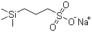 3-三甲基硅基-1-丙磺酸钠盐分子结构 (CAS 2039-96-5)