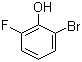 2-溴-6-氟苯酚分子结构 (CAS 2040-89-3)