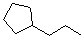 CAS 登录号：2040-96-2, 丙基环戊烷