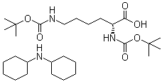 structure of CAS# 204190-67-0, Nalpha,Ngamma-双叔丁氧羰基-D-赖氨酸二环己基胺盐
