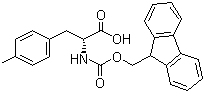 structure of CAS# 204260-38-8, Fmoc-D-4-甲基苯丙氨酸