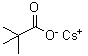 特戊酸铯分子结构 (CAS 20442-70-0)