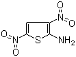 structure of CAS# 2045-70-7, 3,5-二硝基-2-氨基噻吩