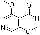 structure of CAS# 204862-70-4, 3,5-二甲氧基吡啶-4-甲醛