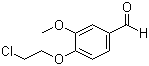 4-(2-氯乙氧基)-3-甲氧基苯甲醛分子结构 (CAS 204915-71-9)