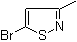 5-溴-3-甲基异噻唑分子结构 (CAS 20493-60-1)