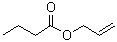丁酸烯丙酯分子结构 (CAS 2051-78-7)