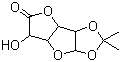 D-葡糖醛酸-gamma-内酯丙酮分子结构 (CAS 20513-98-8)