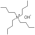 structure of CAS# 2052-49-5, 四丁基氢氧化铵