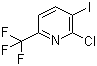 2-氯-3-碘-6-三氟甲基吡啶分子结构 (CAS 205240-59-1)