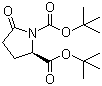 N-叔丁氧羰基-D-焦谷氨酸叔丁酯分子结构 (CAS 205524-47-6)
