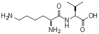 structure of CAS# 20556-11-0, L-赖氨酰-L-缬氨酸