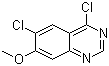 4,6-二氯-7-甲氧基喹唑啉分子结构 (CAS 205584-69-6)
