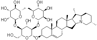 structure of CAS# 20562-03-2, alpha-Chaconine