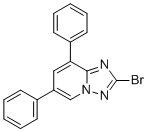 2-溴-6,8-二苯基-[1,2,4]三唑并[1,5-a]吡啶分子结构 (CAS 2056278-01-2)