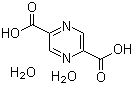 2,5-吡嗪二羧酸二水合物分子结构 (CAS 205692-63-3)