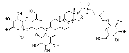 Trigoneoside IVa分子结构 (CAS 205760-54-9)