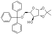 CAS # 20590-53-8, 1,2-O-(1-Methylethylidene)-5-O-(triphenylmethyl)-alpha-D-xylofuranose