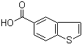 structure of CAS# 2060-64-2, 苯并[b]噻吩-5-羧酸