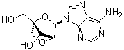 9-[2,5-脱水-4-C-(羟基甲基)-alpha-L-呋喃来苏糖基]-9H-嘌呤-6-胺分子结构 (CAS 206055-70-1)