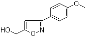 structure of CAS# 206055-86-9, [3-(4-Methoxyphenyl)-5-isoxazolyl]methanol
