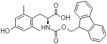 structure of CAS# 206060-54-0, Fmoc-2,6-dimethyl-L-tyrosine