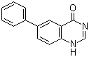 structure of CAS# 206190-28-5, 6-苯基-4(1H)-喹唑啉酮