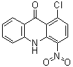 1-氯-4-硝基吖啶酮分子结构 (CAS 20621-51-6)