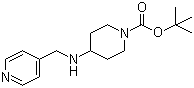 4-[(4-吡啶甲基)氨基]-1-哌啶羧酸叔丁酯分子结构 (CAS 206274-24-0)