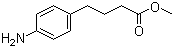 4-(4-氨基苯)丁酸甲酯分子结构 (CAS 20637-09-6)