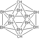 1,12-二碳杂-笼型-十二硼烷分子结构 (CAS 20644-12-6)