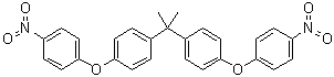 2,2-二[4-(4-硝基苯氧基)苯基]丙烷分子结构 (CAS 20653-11-6)