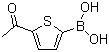 5-乙酰基-2-噻吩硼酸分子结构 (CAS 206551-43-1)